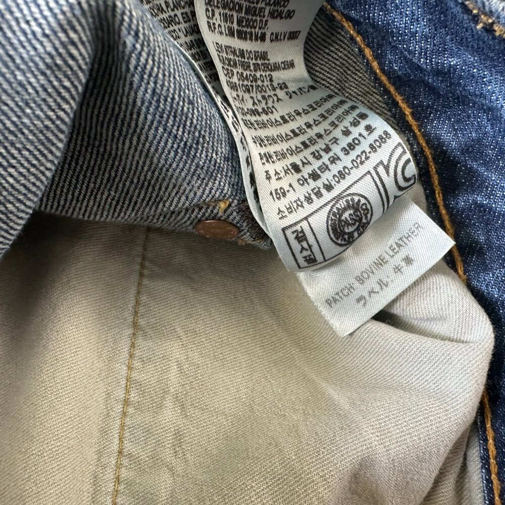 Levi's Vintage Clothing LVC 1947 501xx Selvedge Straight Leg Denim Jeans 33x31 - Picture 8 of 12